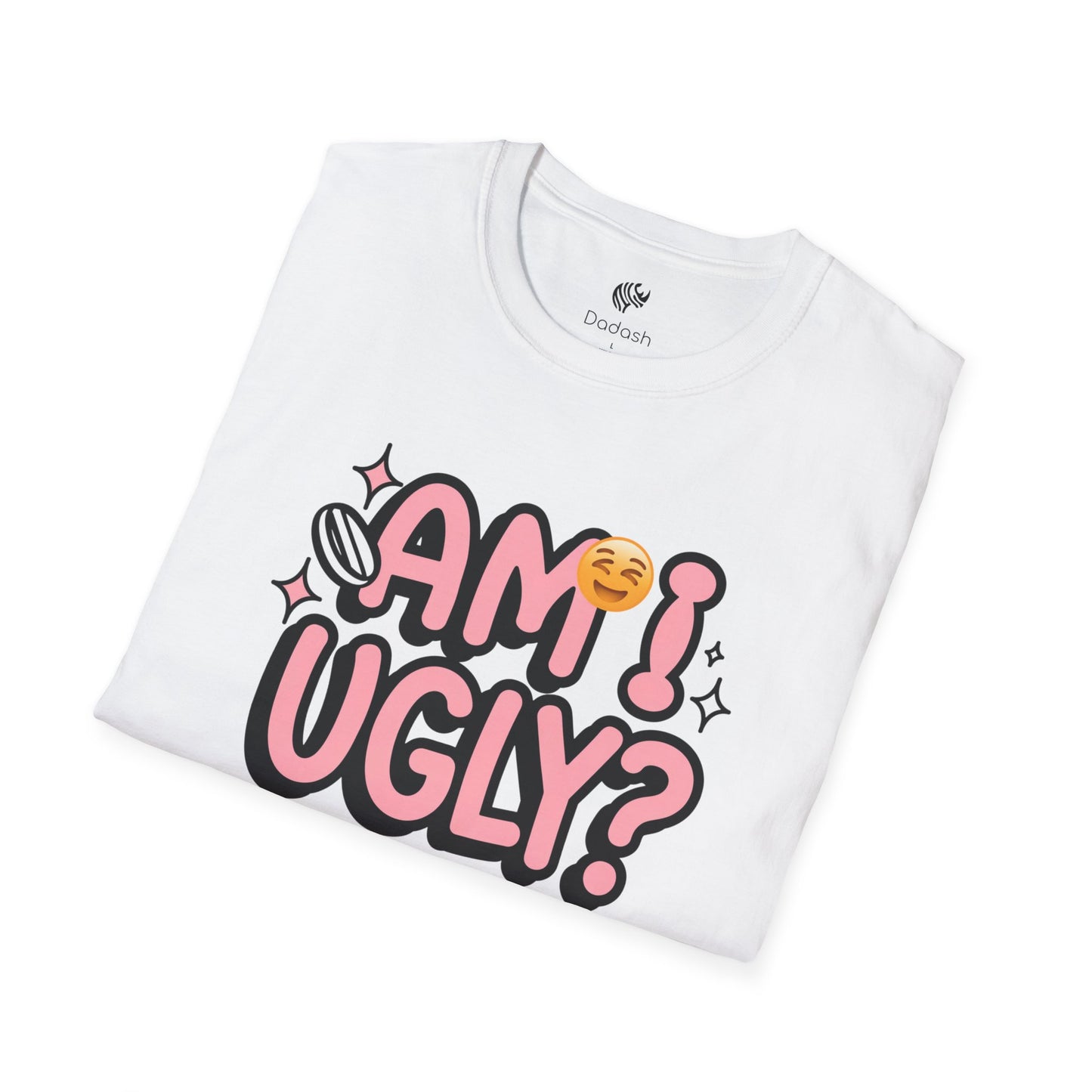 Am I Ugly Unisex Softstyle T-Shirt – Bold, Fun, and Thought-Provoking Tee