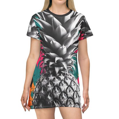 Pineapple T-Shirt Dress (AOP)