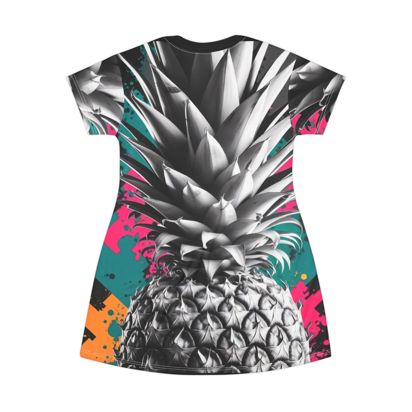 Pineapple T-Shirt Dress (AOP)