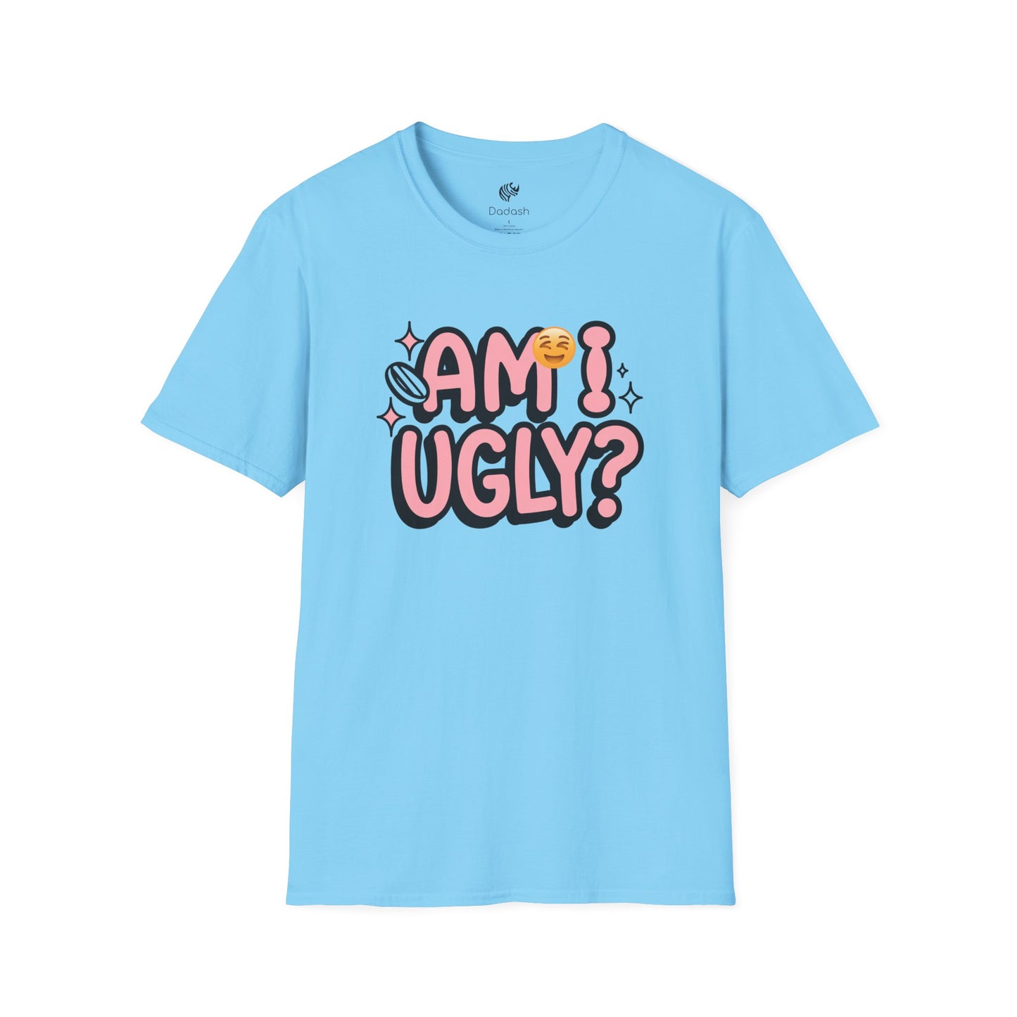 Am I Ugly Unisex Softstyle T-Shirt – Bold, Fun, and Thought-Provoking Tee