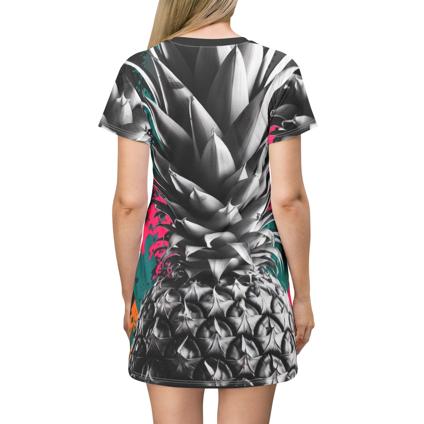 Pineapple T-Shirt Dress (AOP)